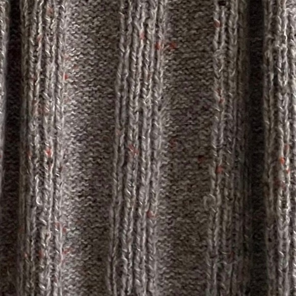 HAND KNIT Wool Long Button Front Cardigan Sweater Coat XL - Picture 7 of 9